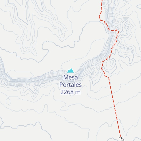 Map of Mesa Portales