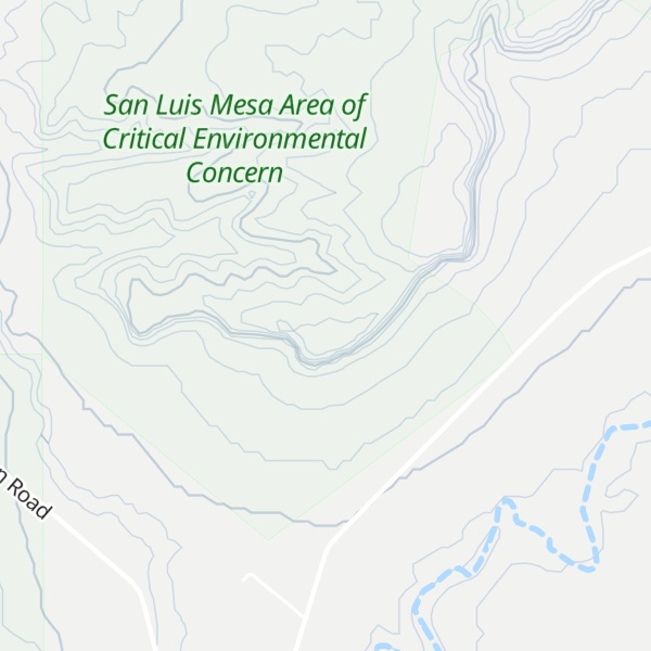 Map of Bosque Grande Mesa