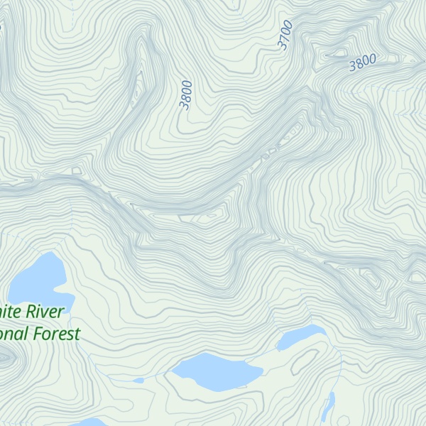 Map of Clark Peak