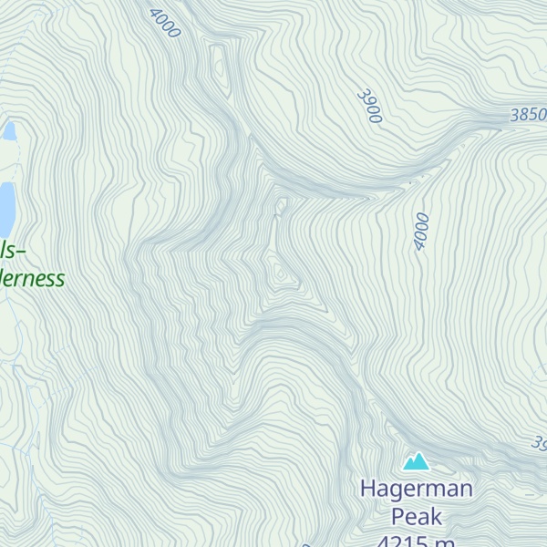 Map of Snowmass Mountain