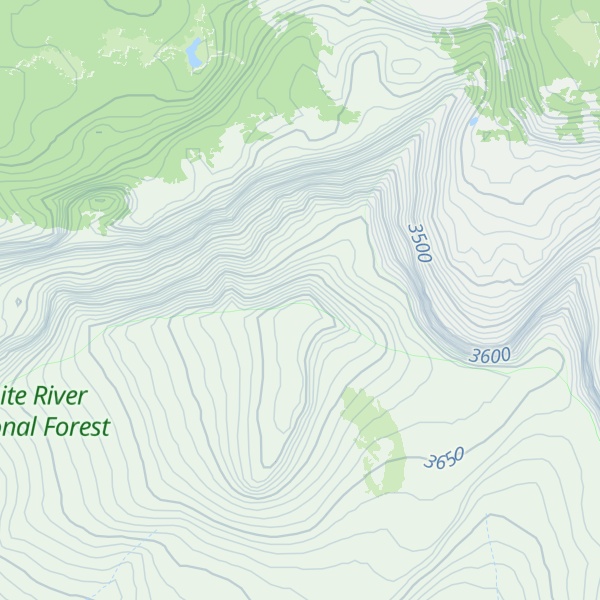 Map of Flat Top Mountain