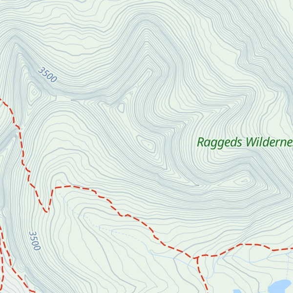 Map of Peeler Peak