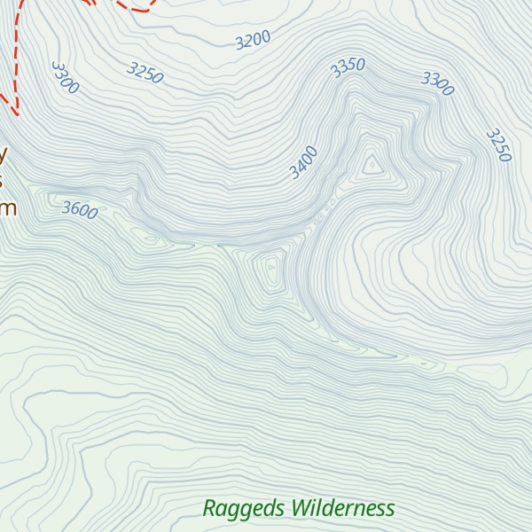Map of Schuylkill Mountain