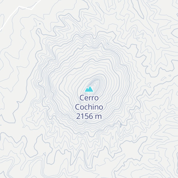 Map of Cerro Cochino