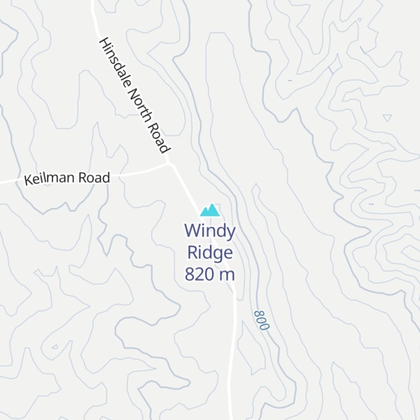 Map of Windy Ridge