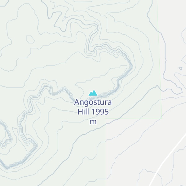 Map of Angostura Hill