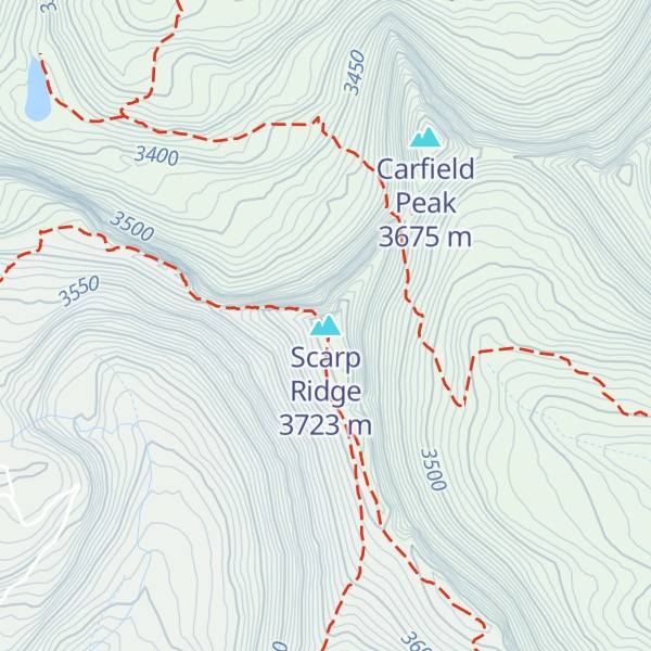 Map of Scarp Ridge