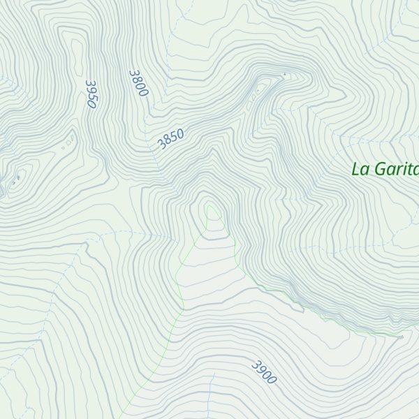 Map of Baldy Cinco