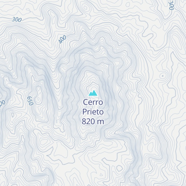 Map of Cerro Prieto
