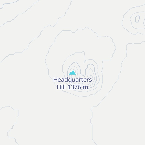 Map of Headquarters Hill