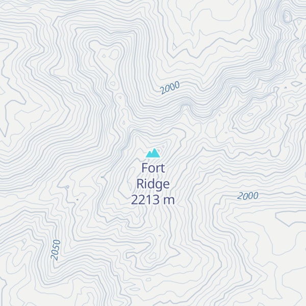 Map of Fort Ridge