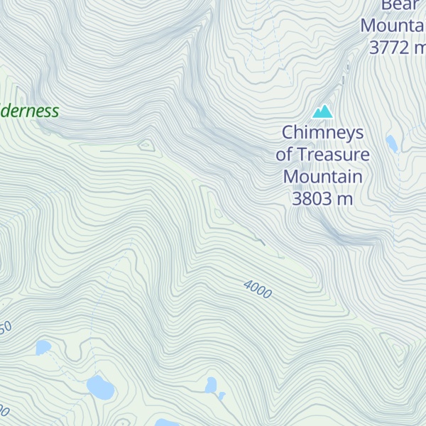 Map of Treasure Mountain