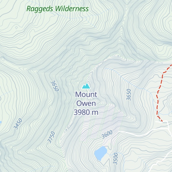 Map of Mount Owen
