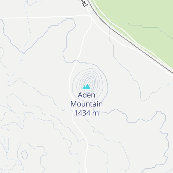 Map of Aden Mountain