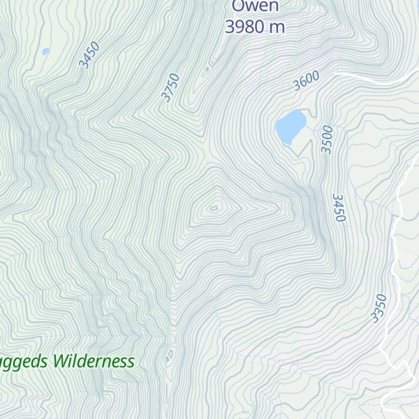 Map of Ruby Peak