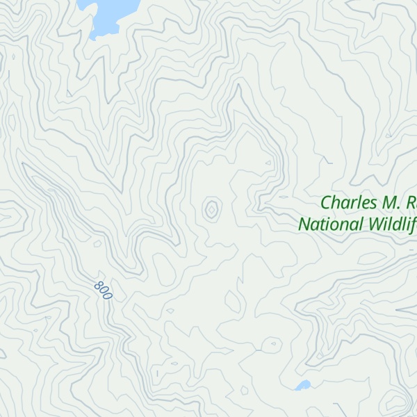 Map of Round Butte