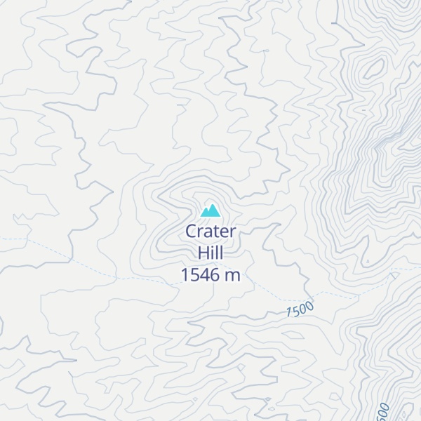 Map of Crater Hill