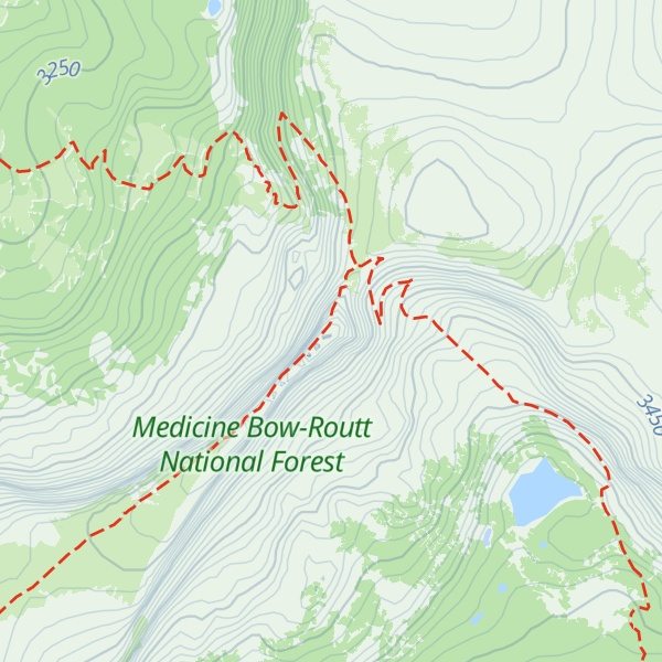 Map of Devils Causeway