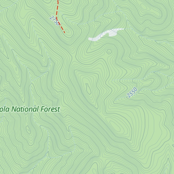 Map of Italian Peak