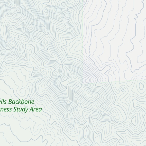 Map of Bern Peak
