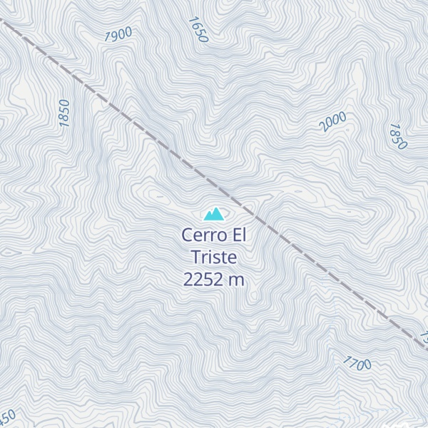 Map of Cerro El Triste