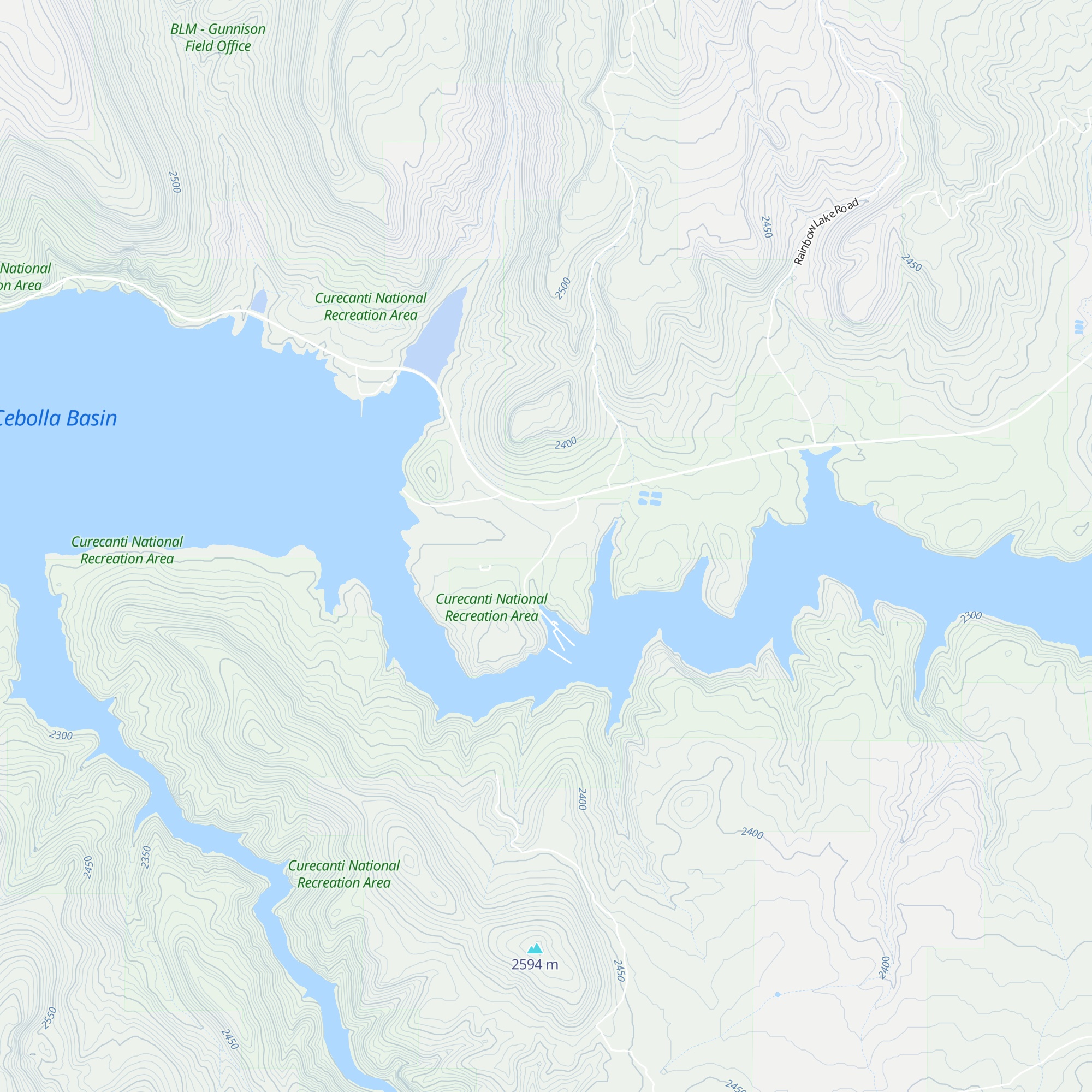Elk Creek Visitor Center map