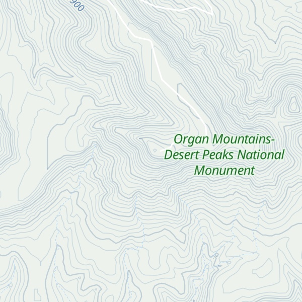Map of Magdalena Peak