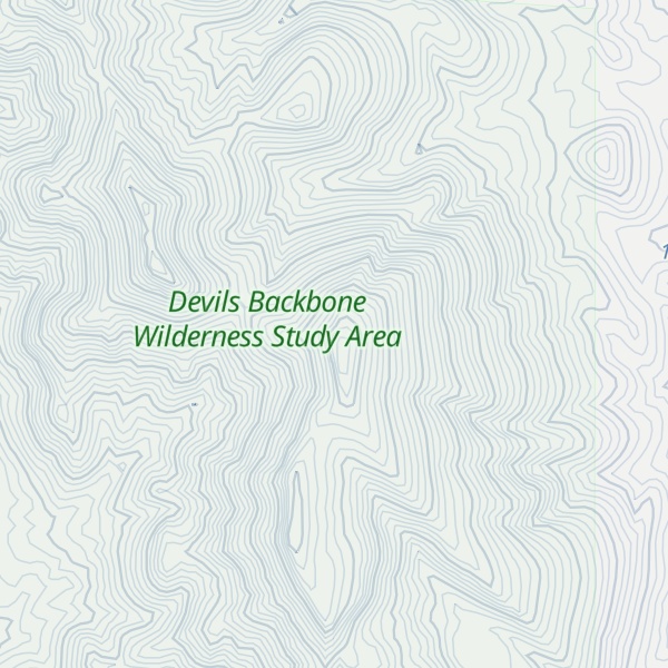 Map of Devil Peak