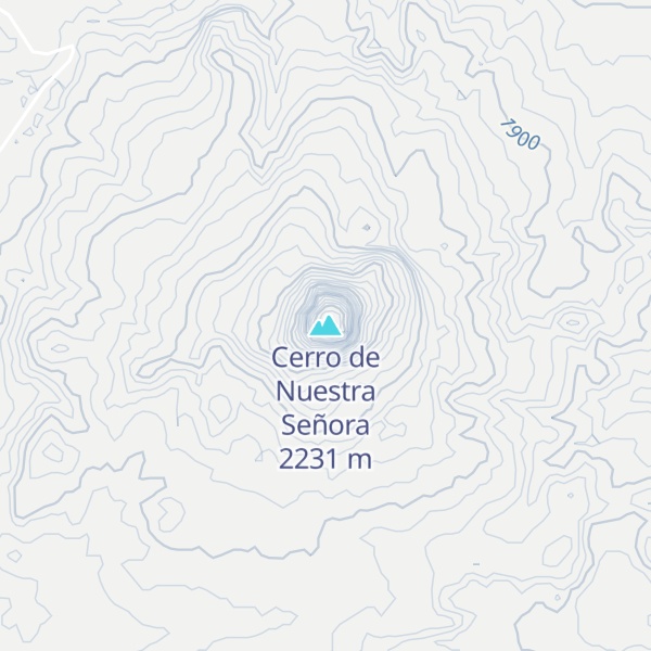 Map of Cerro de Nuestra Señora