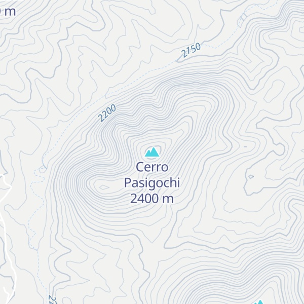 Map of Cerro Pasigochi