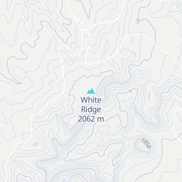 Map of White Ridge