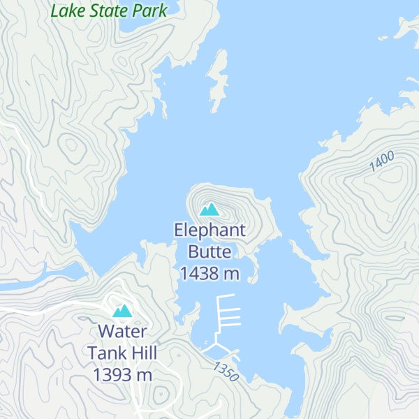 Map of Elephant Butte
