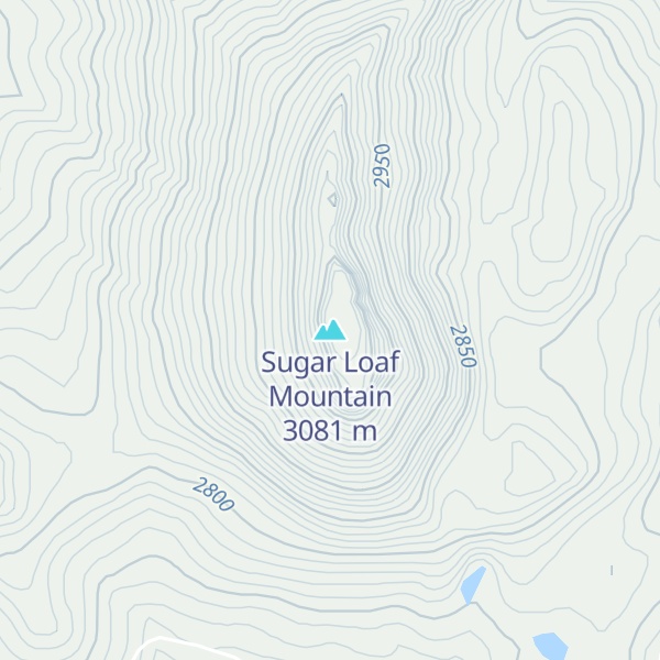Map of Sugar Loaf Mountain