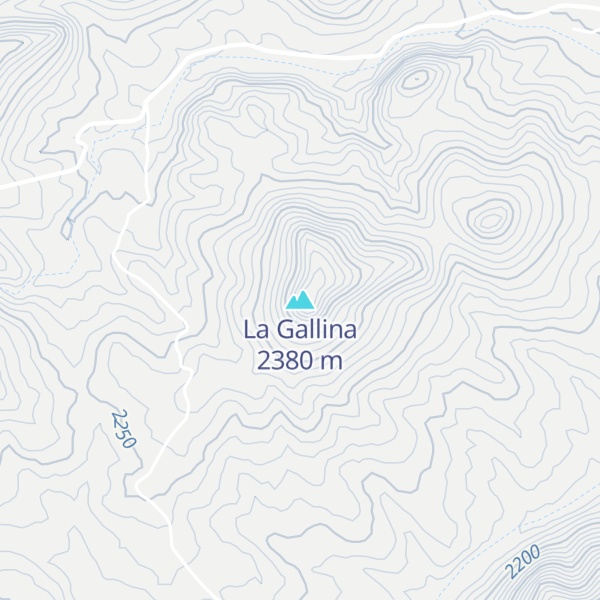 Map of La Gallina