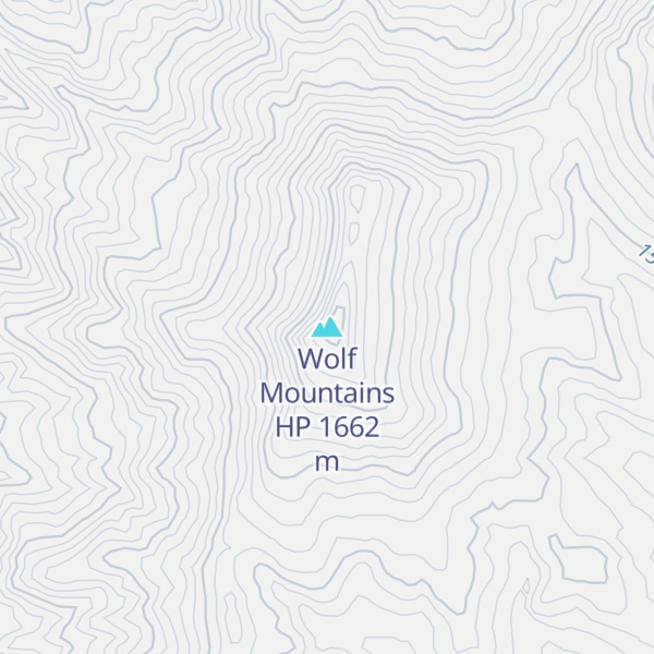Map of Wolf Mountains HP