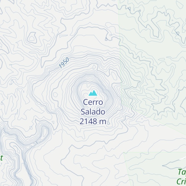 Map of Cerro Salado