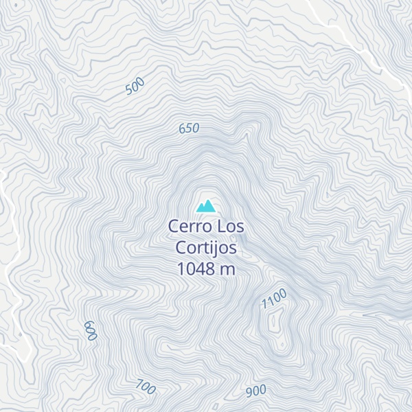 Map of Cerro Los Cortijos