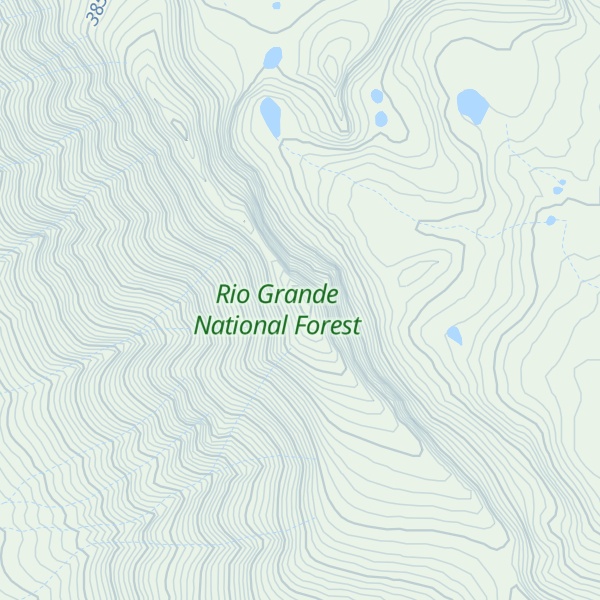 Map of Chief Mountain