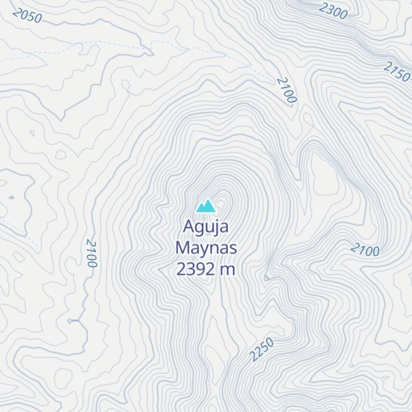 Map of Aguja Maynas