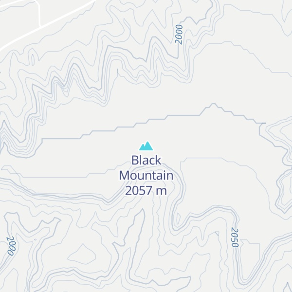 Map of Black Mountain