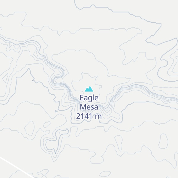 Map of Eagle Mesa