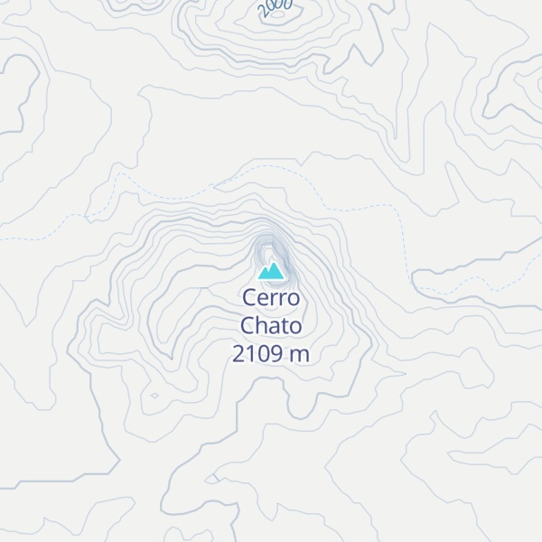 Map of Cerro Chato