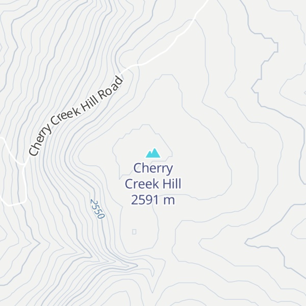 Map of Cherry Creek Hill