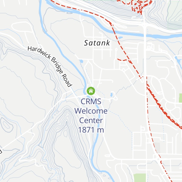 Map of CRMS Welcome Center
