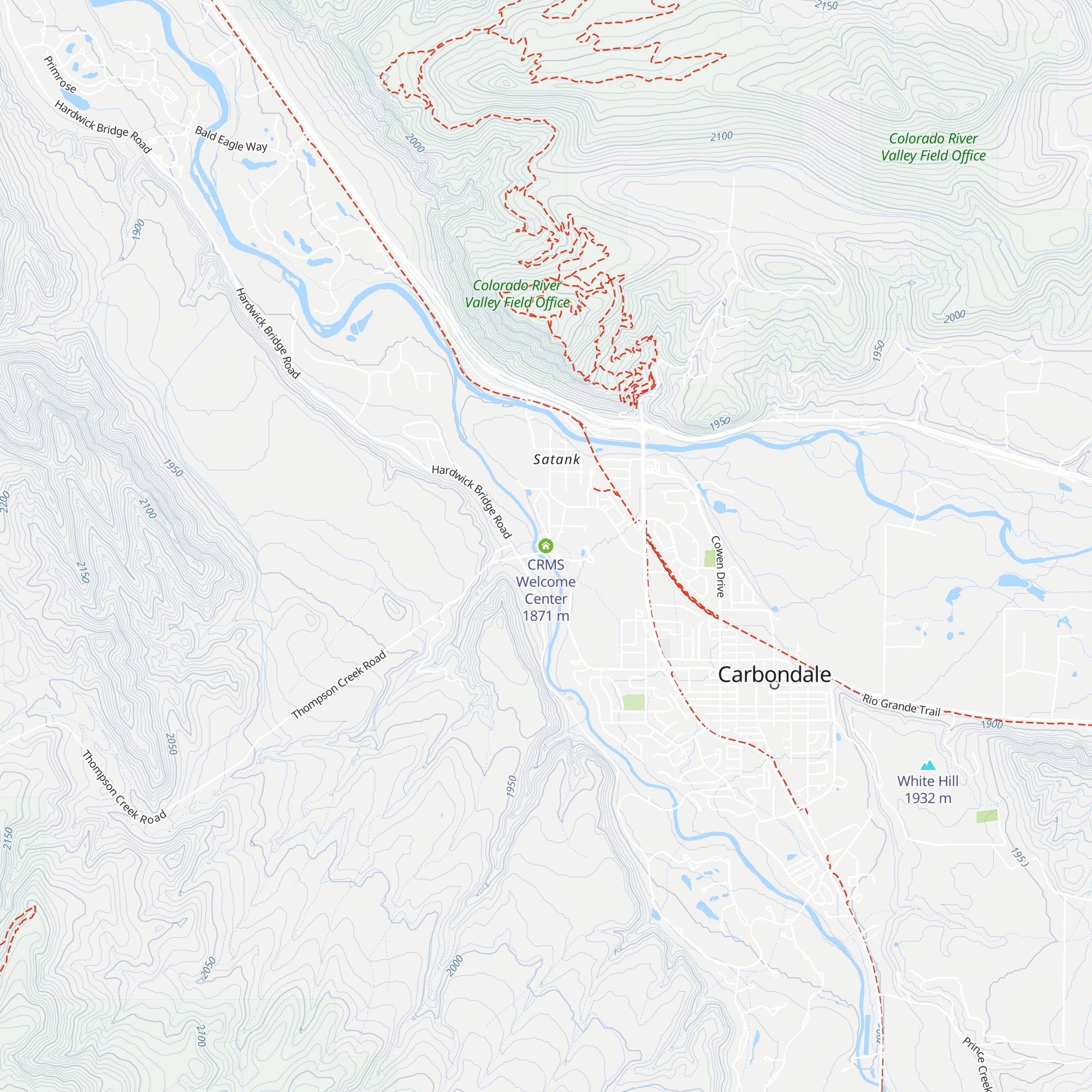 CRMS Welcome Center map
