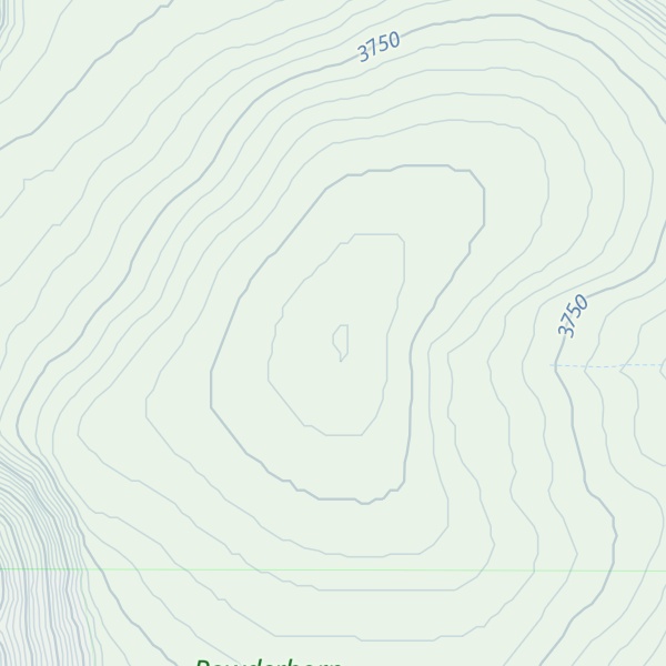 Map of Cannibal Plateau