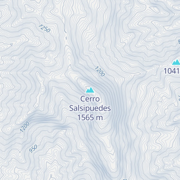 Map of Cerro Salsipuedes