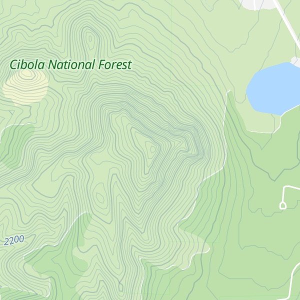 Map of Magdalena Peak