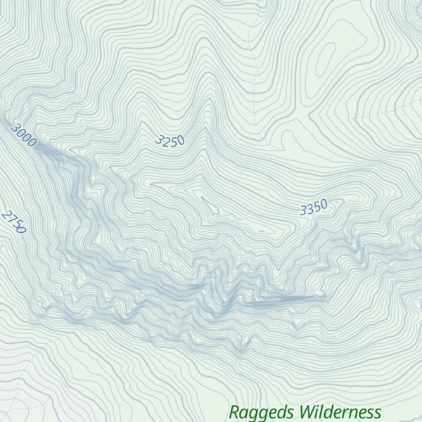 Map of Marcellina Mountain