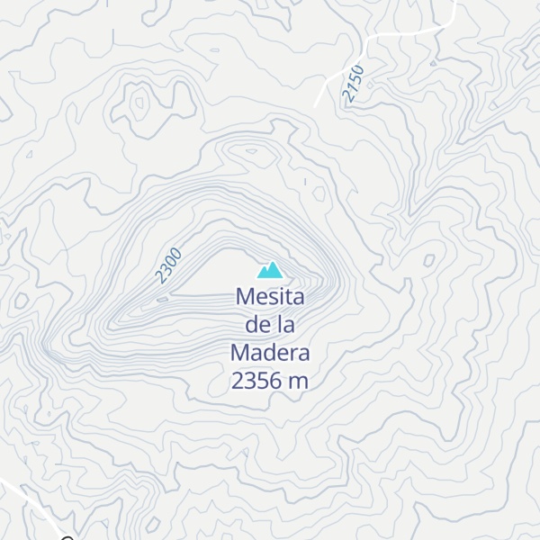 Map of Mesita de la Madera